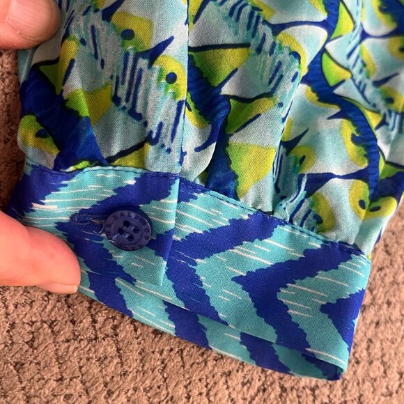 Hale Bob Blouse 100 % Silk, like new - Picture 2 of 6